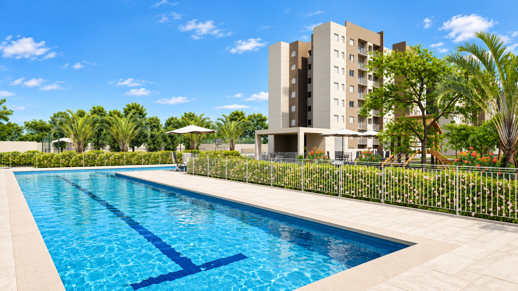 Apartamento, 3 Quartos (1 Suíte), 2 Vagas de Garagem, a.t 104,96909m², Residencial Premier Morumbi Condomínio Club, Paulínia/SP — foto 2