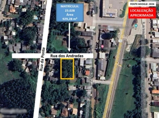 03 Terrenos c/ aprox. 929,28m² - Rua dos Andradas