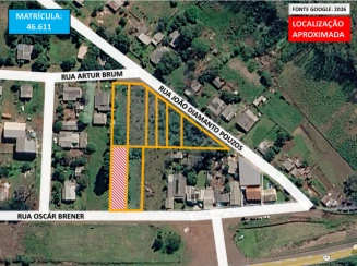 Casa c/ 45,10m²-Terreno c/ 445,23m²-R. Oscar Brenner-B. Brum