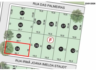 Terreno 491,20m² -R. Feliz Lembrança, Esq. R. Irmã Joana — foto 2