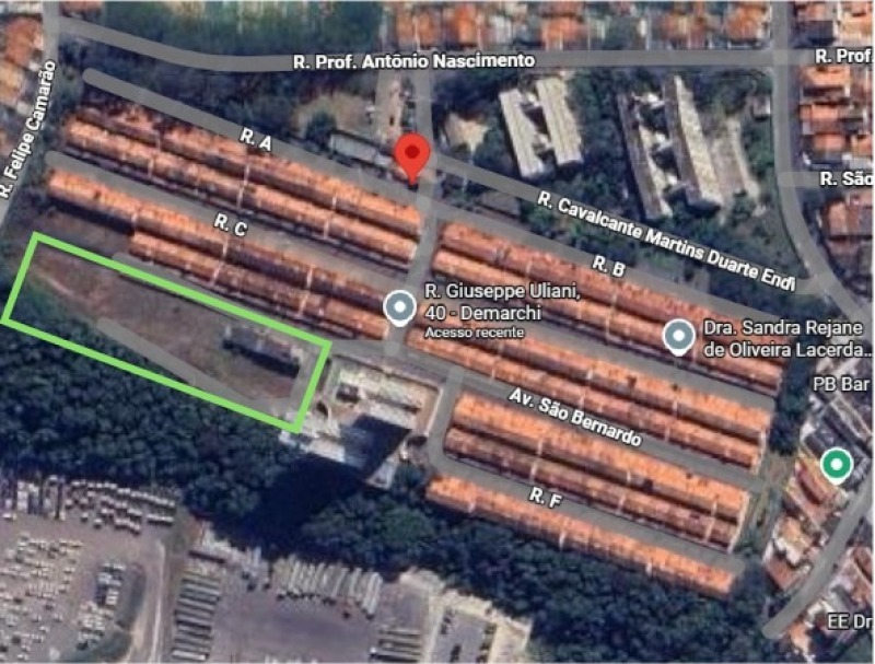 LOTE 001 02 (Duas) Frações Ideais de Terreno correspondente a 224,28m²em São Bernardo do Campo/SP