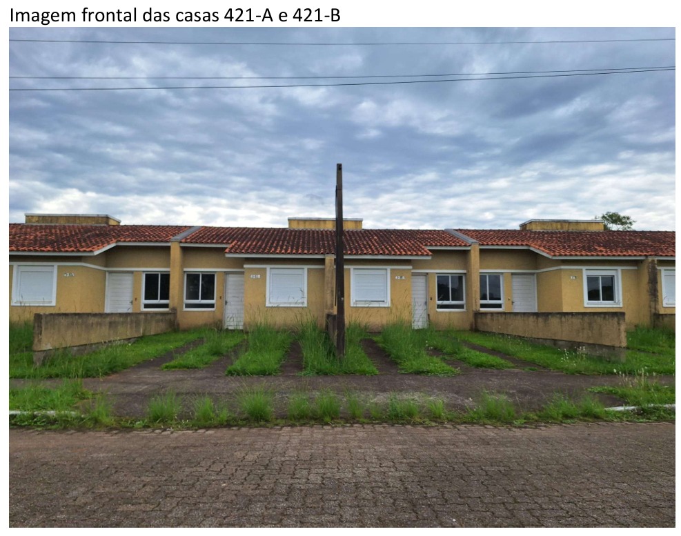 Casa De Alvenaria Sob Nº 421-a, Geminada, Com A Área Construída De 43,48m², Situada Na Rua Mateus Teixeira, Vila Três Marias, Em Esteio/RS. Matrícula Nº 20.810