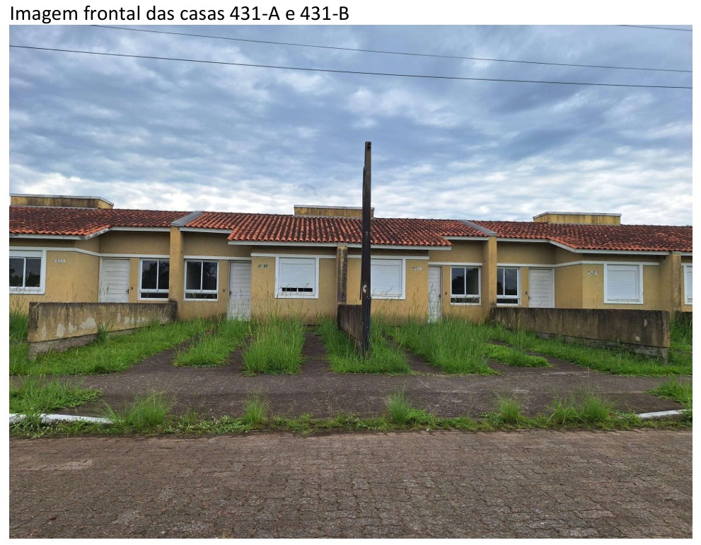 Casa De Alvenaria Sob Nº 431-a, Geminada, Com A Área Construída De 43,48m², Situada Na Rua Mateus Teixeira, Vila Três Marias, Em Esteio/RS. Matrícula Nº 20.815