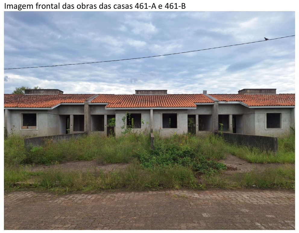 Casa De Alvenaria Sob Nº 461-a, Em Construção, Geminada, Com A Área Construída De 43,48m², Situada Na Rua Vítor Mateus Teixeira, Vila Três Marias, Em Esteio/RS. Matrícula Nº 29.056