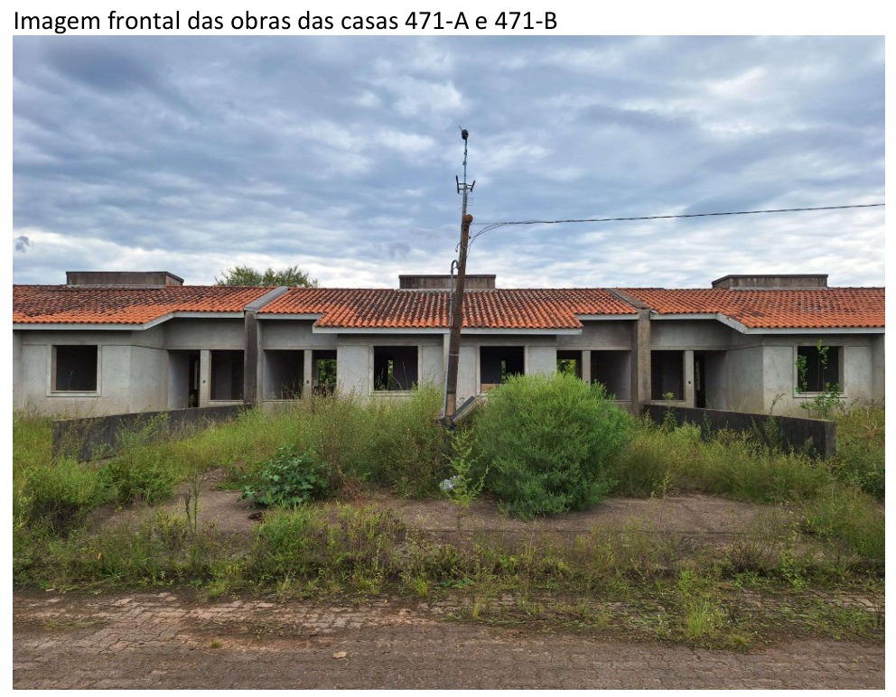 Casa De Alvenaria Sob Nº 471-b, Em Construção, Geminada, Com A Área Construída De 43,48m², Situada Na Rua Vítor Mateus Teixeira, Vila Três Marias, Em Esteio/RS. Matrícula Nº 29.057
