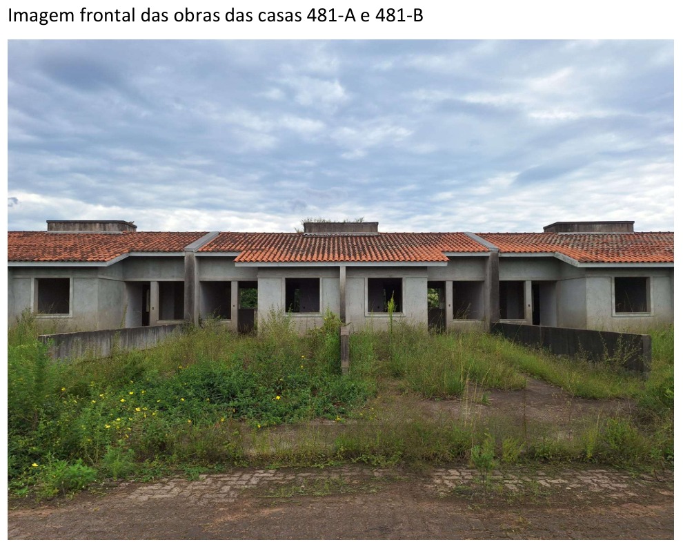 Casa De Alvenaria Sob Nº 481-b, Em Construção, Geminada, Com A Área Construída De 43,48m², Situada Na Rua Vítor Mateus Teixeira, Vila Três Marias, Em Esteio/RS. Matrícula Nº 29.058