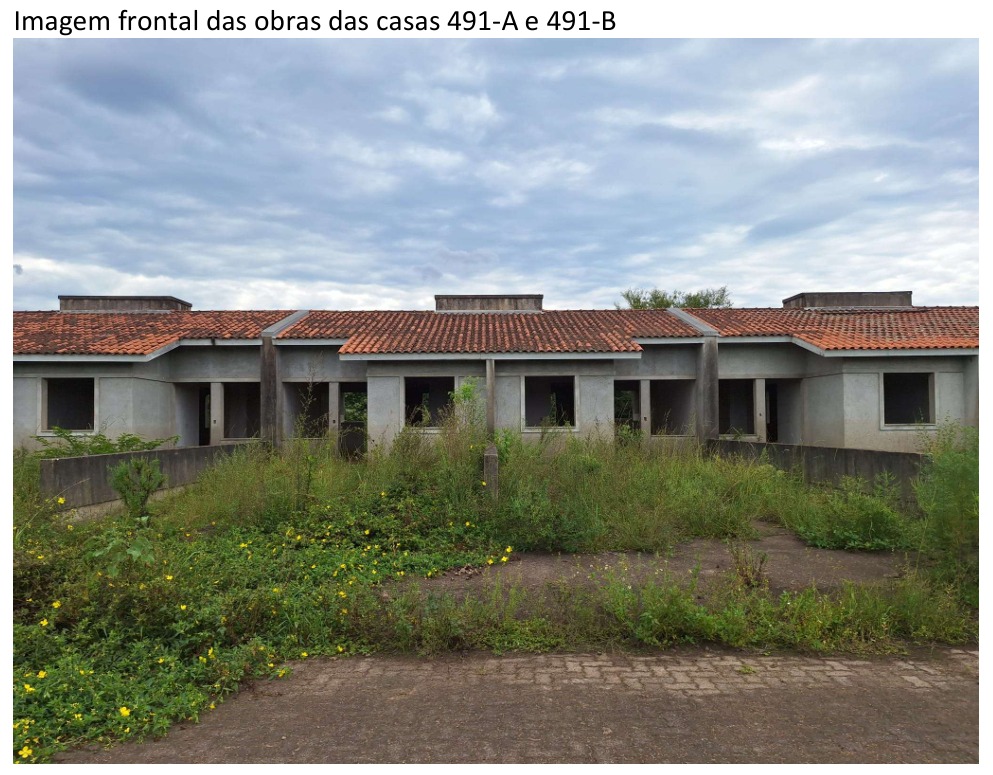 Casa De Alvenaria Sob Nº 491-a, Em Construção, Geminada, Com A Área Construída De 43,48m², Situada Na Rua Vítor Mateus Teixeira, Vila Três Marias, Em Esteio/RS. Matrícula Nº 29.059