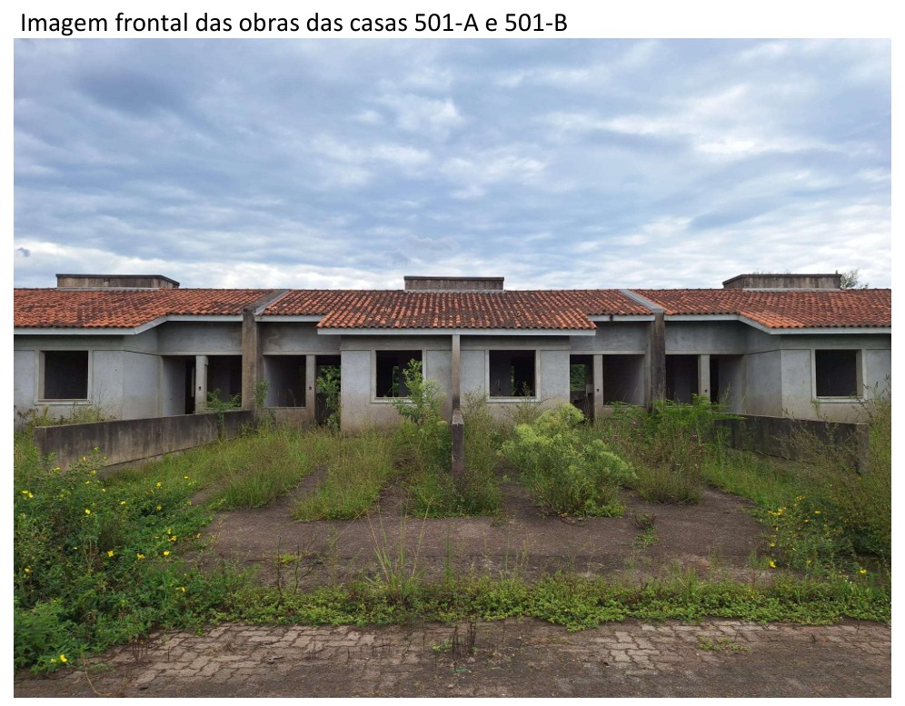 Casa De Alvenaria Sob Nº 501-a, Em Construção, Geminada, Com A Área Construída De 43,48m², Situada Na Rua Vítor Mateus Teixeira, Vila Três Marias, Em Esteio/RS. Matrícula Nº 29.060