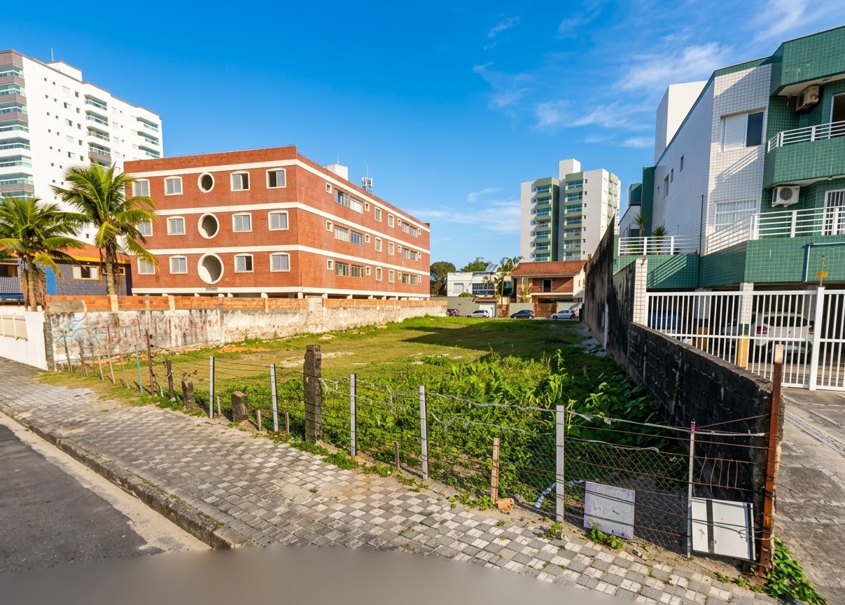 Lote de Terreno, 900m², FRENTE MAR, Mongaguá/SP