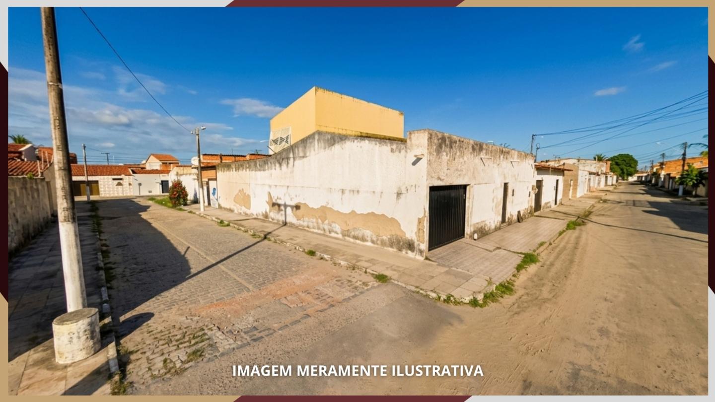 Casa, com área construída de 188,00m², edificada em um terreno de 240,00m², situada à Rua 33, nº 409, Jereissati I, Maracanaú/CE