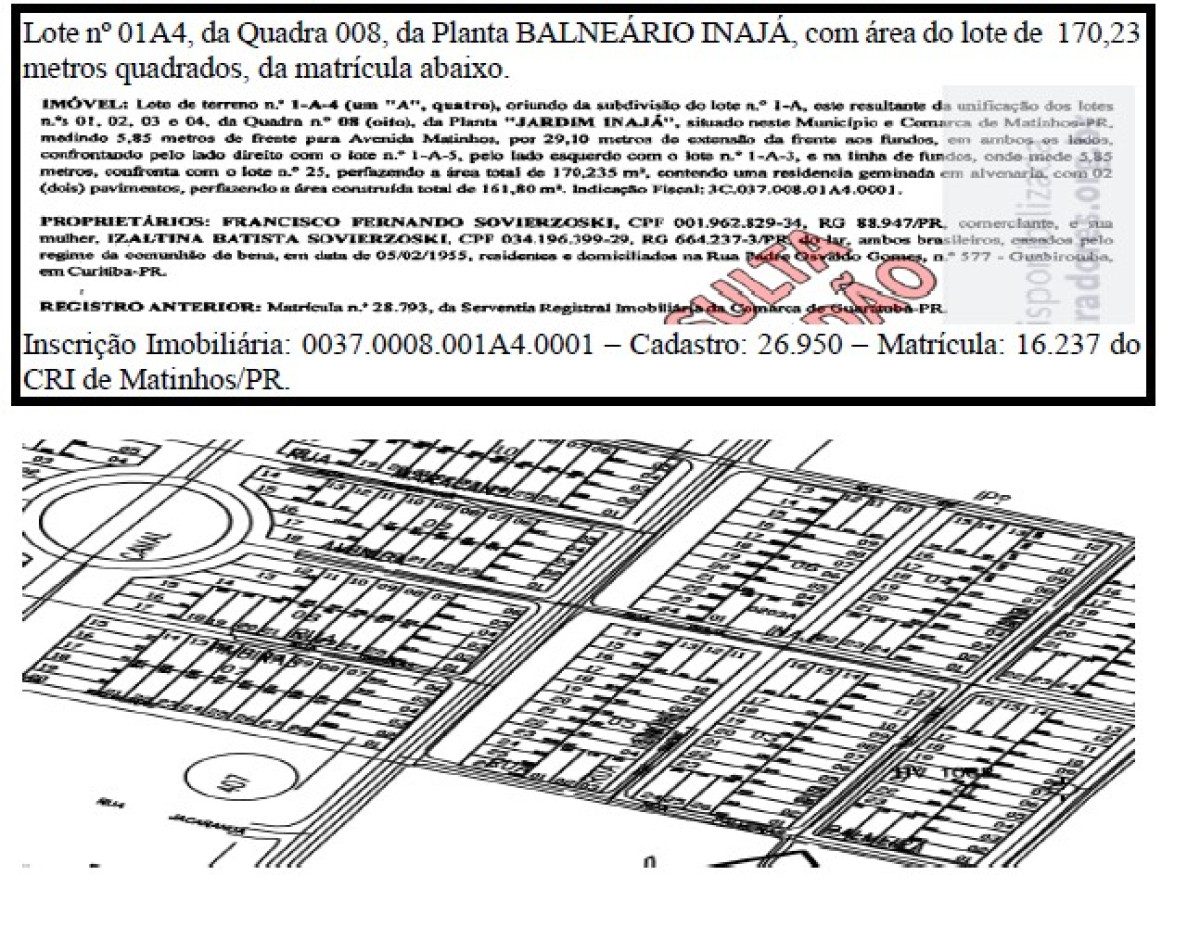 Lote de terreno