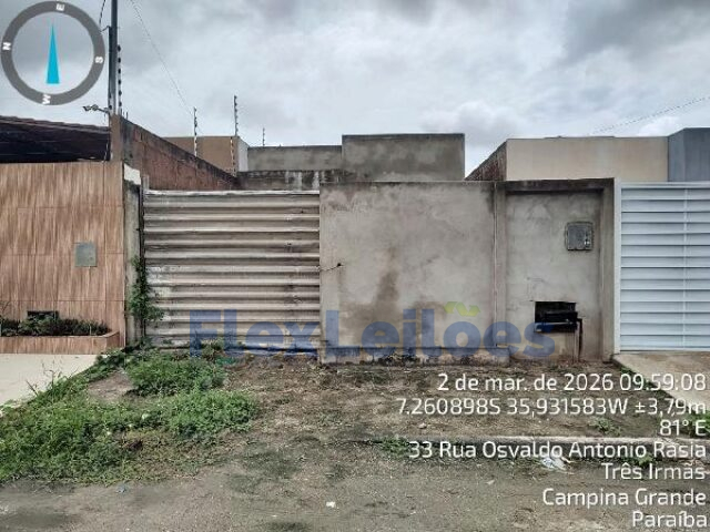 Casa - Tres Irmas - Campina Grande/PB