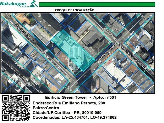 Imovel - Apartamento Sob no 501, do Tipo I, do 5o Andar Ou 12o Pavimento do Edificio Green Tower