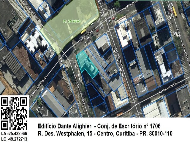 Conjunto de Escritorios Sob Numero 1.706, 7o Andar, do Edificio Dante Alighieri