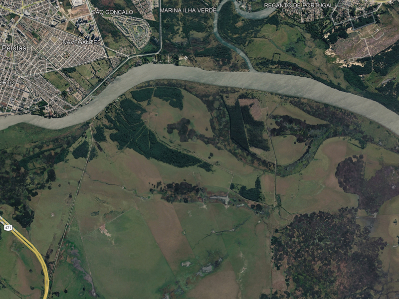 LOTE 001 Fração de Campo com 237 Hectares no Povo Novo em Rio Grande e próximo a cidade de Pelotas