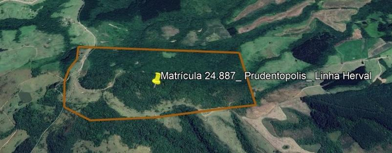 Área Rural com 47,36 Hectares Linha Herval Prudentópolis/PR