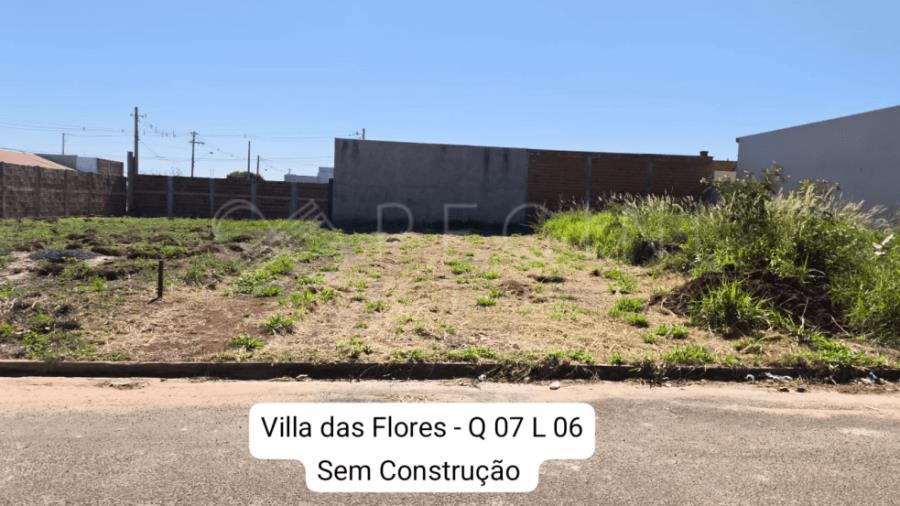 Lote N° 06 - Quadra N° 07 - Villa das Flores Pereira Barreto/SP