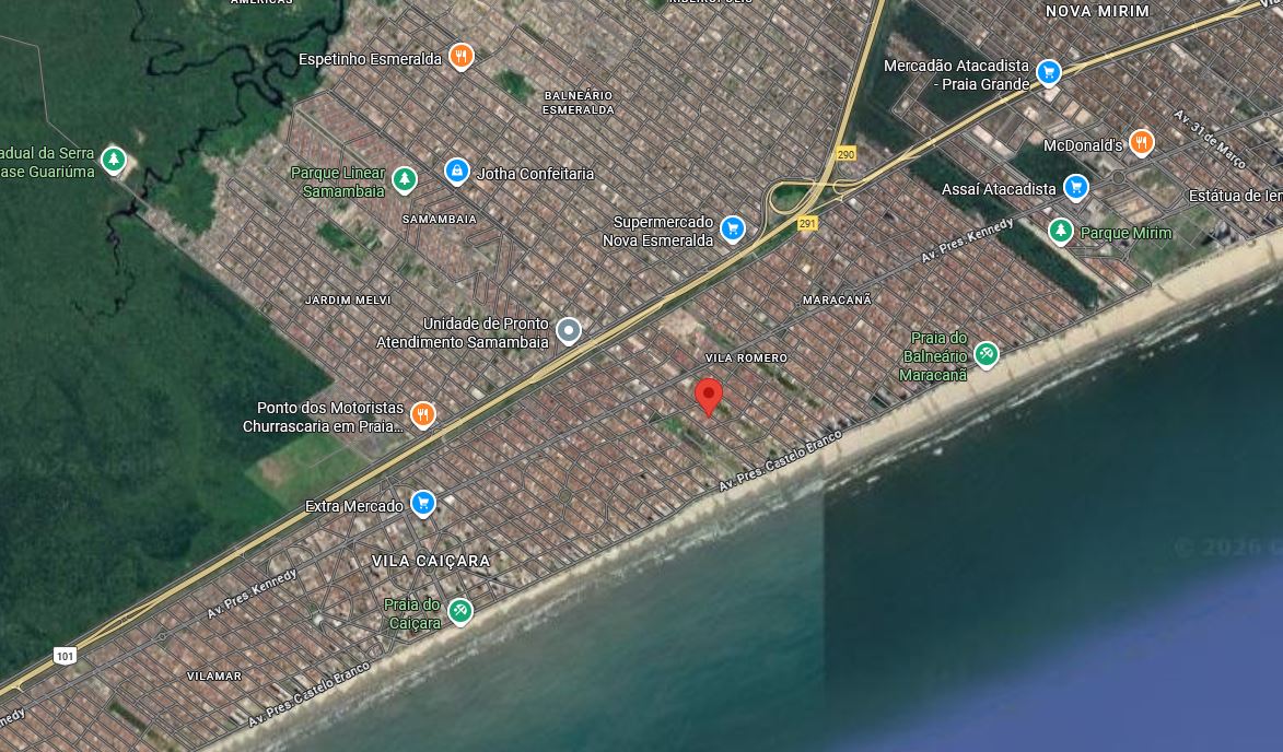 Praia Grande - SP. Bairro Caiçara. Casa. Áreas Totais. Terr. 180,00m² e constr. 124,00m² — foto 4