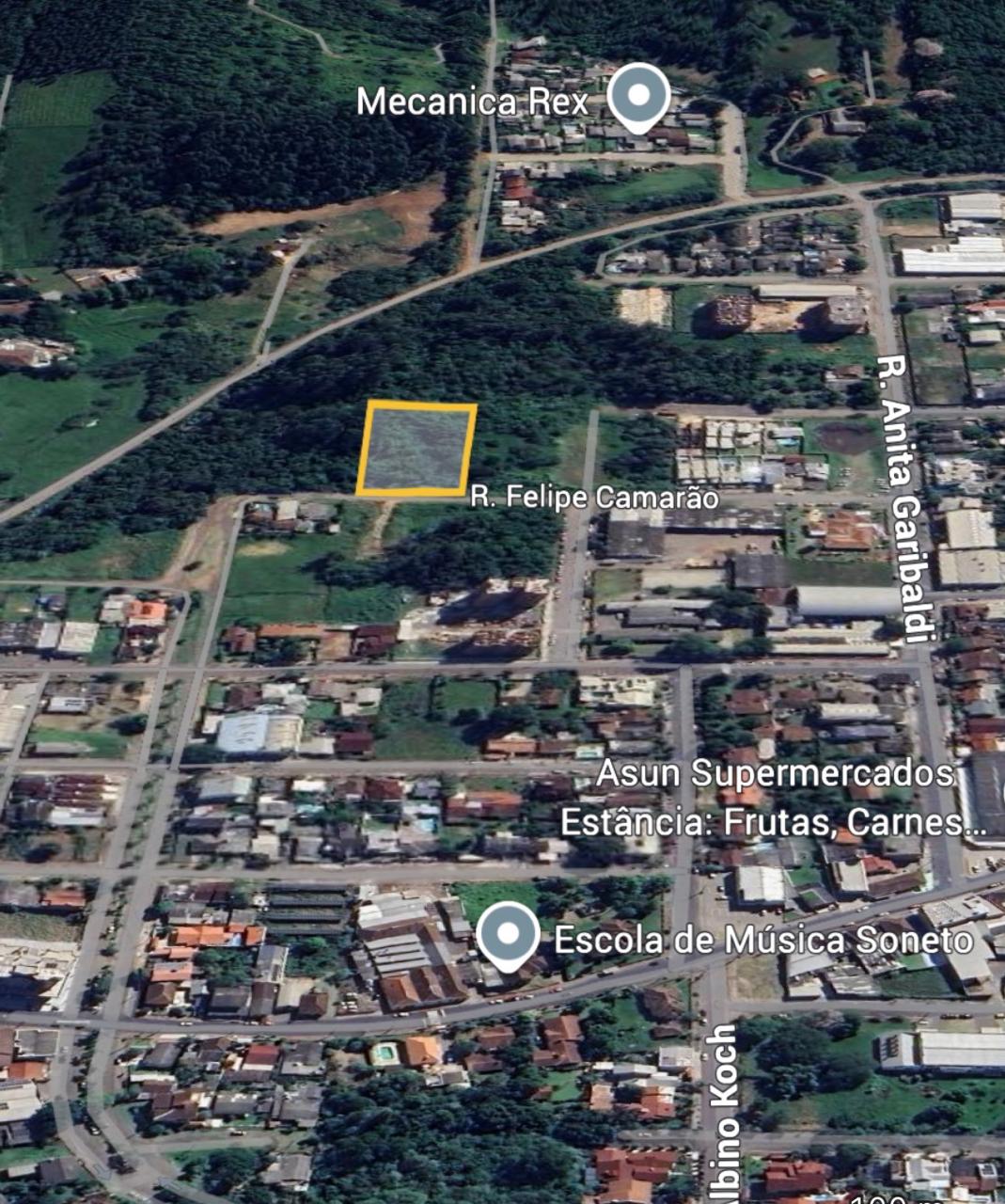 Terreno Com Área De 1.927,80 M², Sem Construções, Situado Na Rua Felipe Camarão, S/n, B.centro - Estância Velha - Rs. Registrado Sob Matrícula Nº 24.651 — foto 2