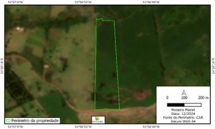LOTE 11: Área Rural com 60.500,00 m² - Colônia Muquilão NOVA TEBAS PR — foto 3
