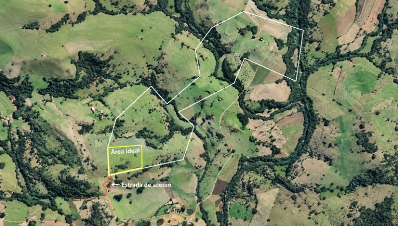 Parte ideal área rural com 92.998,00m²
