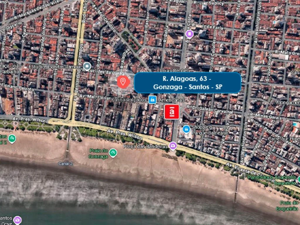 Apartamento 76 m² - Praia do Gonzaga - Santos - SP — foto 4
