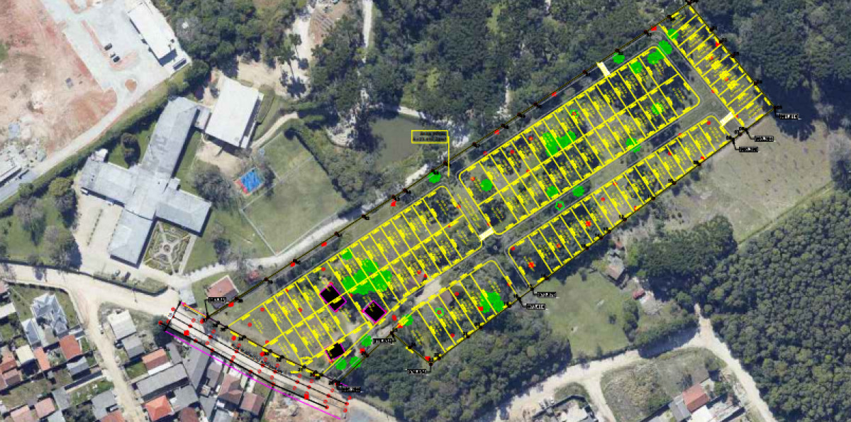Terreno Rural com Casas