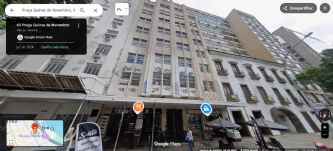 Pavimento sem vaga de garagem, situado em via central com todos os serviços inerentes, tais como energia elétrica, iluminação pública, gás, água e internet