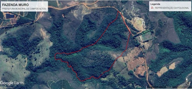 LOTE 010 Fazenda Muro, Campos Altos/MG - Terras de campos e cerrado, área total de 25,0561 hectares