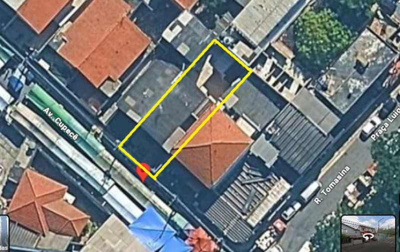LOTE 001 PRÉDIO situado na Avenida Cupecê, nº 1.993