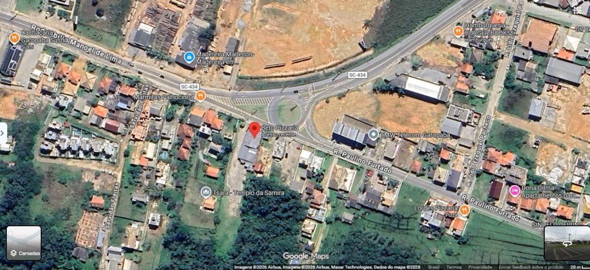 Um Terreno Com Área De 1.090,12m² E Suas Benfeitorias, Sendo Uma Construção De Alvenaria Com Área De 409,27m², Onde Atualmente Funciona A Empresa "beto Pizzaria", Localizado Na Rodovia Sc-434. Inscrit — foto 2