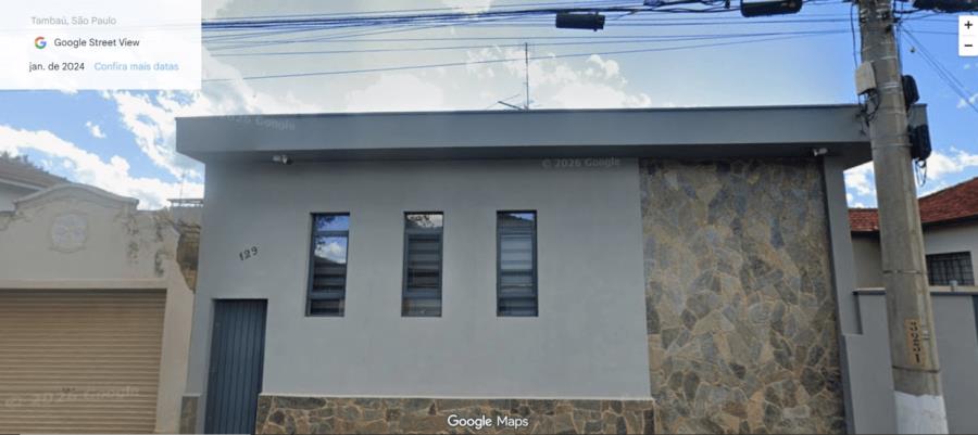 1 Imóvel | Área de 490,20 m² | Rua João Godoy, nº 129 | Centro | Tambaú/SP Leilão de Bens Imóveis