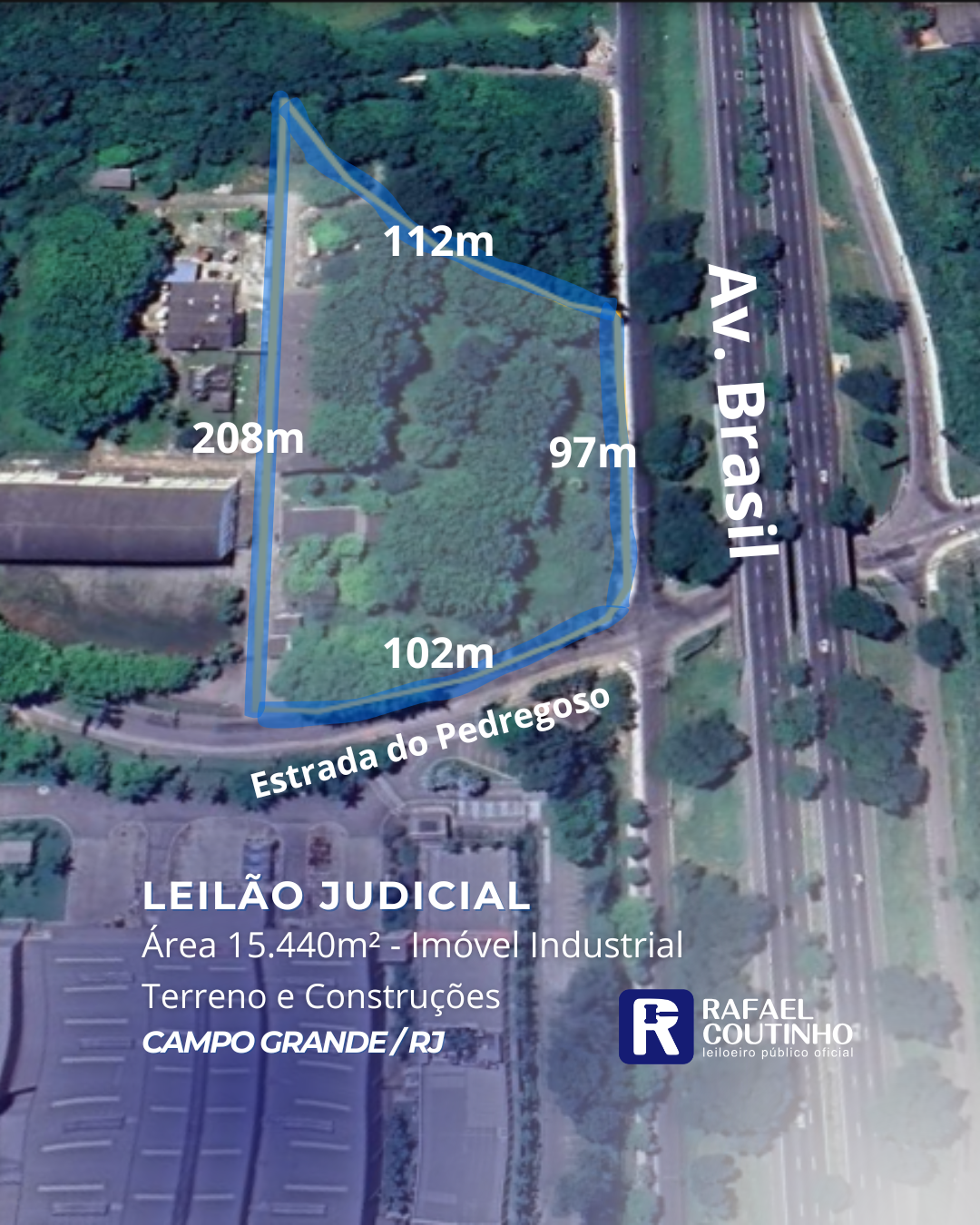 Complexo Logístico 15.440m² Na Calha Da Av. Brasil: Galpão 4.144m², Área Estratégica Do Codin. Fácil Acesso Ao Arco Metropolitano E Possíveis Incentivos Fiscais. Campo Grande/RJ. Terreno E Construções