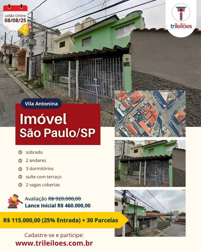 Casa Sobrado 127,80m2 Com Garagem - Vila Antonina, Em Vila Formosa De São Paulo/SP — foto 2