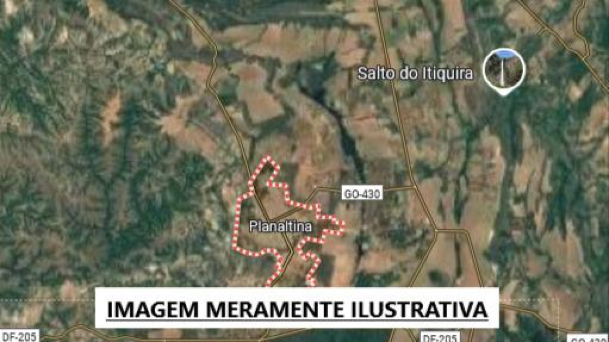 Lote de Terreno Número 19 no Loteamento São Gabriel de Goiás, Município de Planaltina-goiás