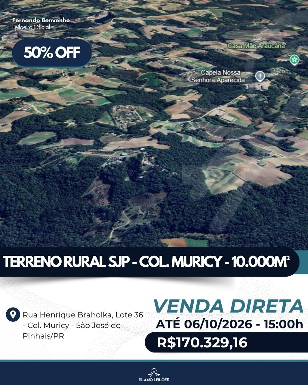 Área Rural - Colonia Murici SJP