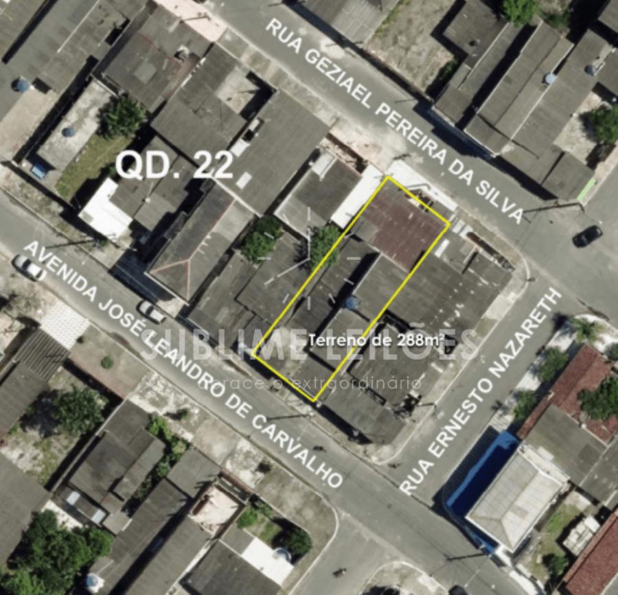 Terreno de 288m² | Constr. de 277m² 2 casas na Praia Grande — foto 2