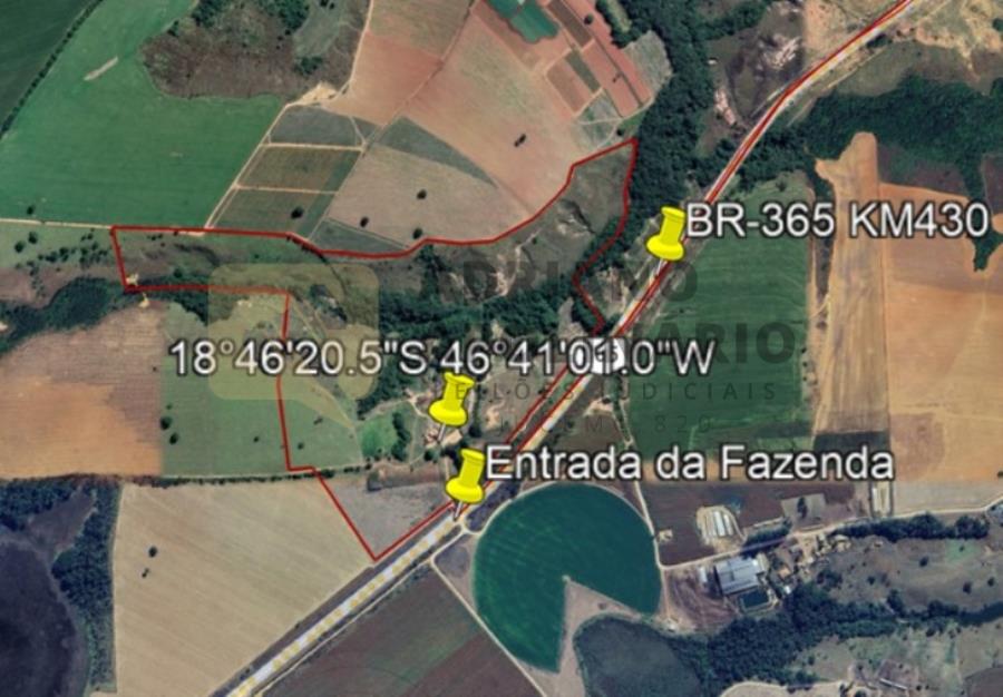 4% (2,42 ha) de Fazenda Caixetas Leilão Judicial - 4% de uma Fazenda