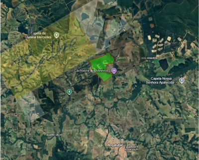 Imóvel rural - Fazenda Cachoeira - Gleba 1 - Bairro dos Mineiros - área de 214,5994ha
