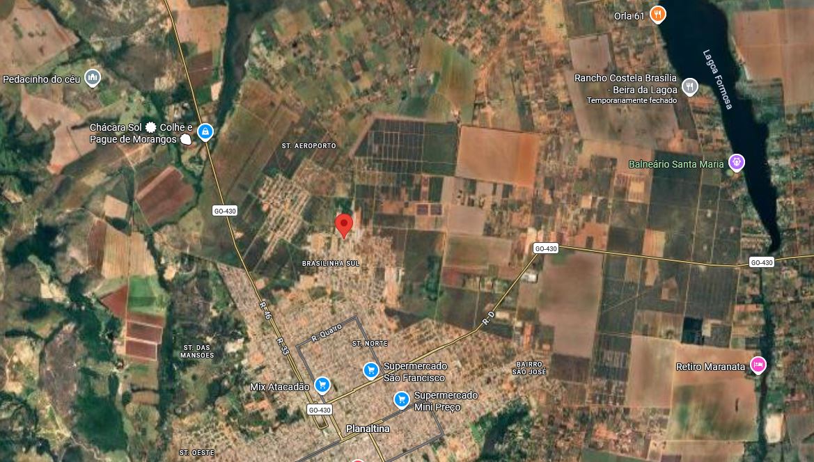 Planaltina – GO. Bairro Brasilinha Sul. Casa. Áreas Totais. Terr. 95,70m² e constr. 83,72m². — foto 4