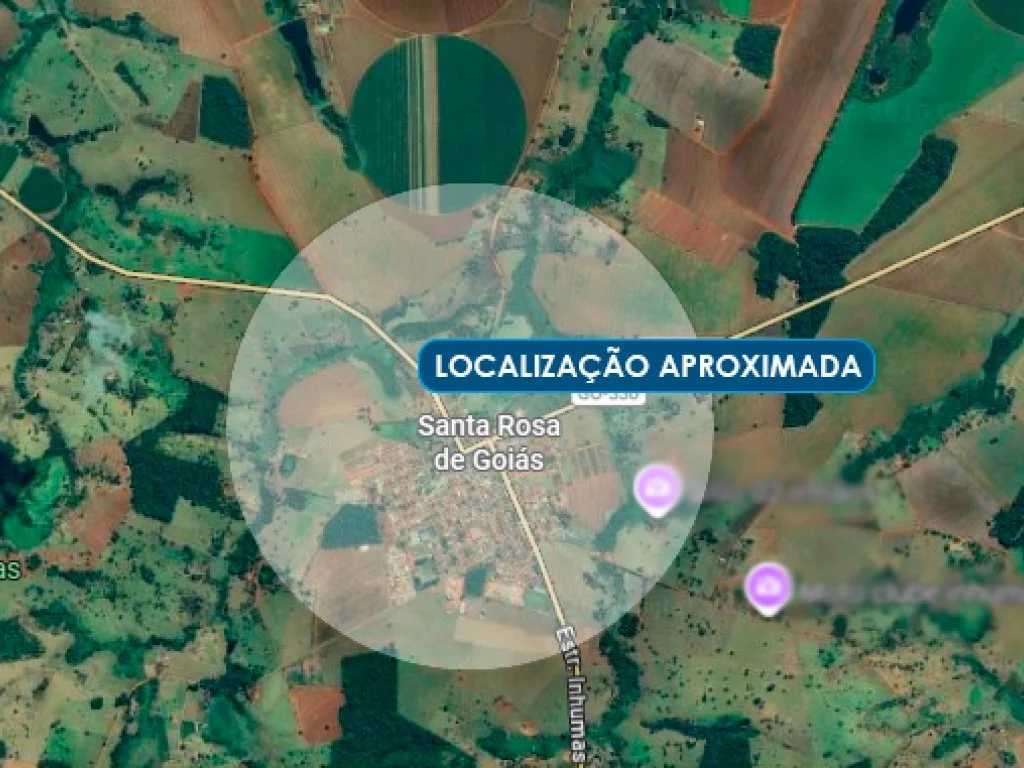 Imóvel Rural 45,98 ha (Lote 03 - Fazenda Santa Rosa e Paciência) - Santa Rosa de Goiás - GO