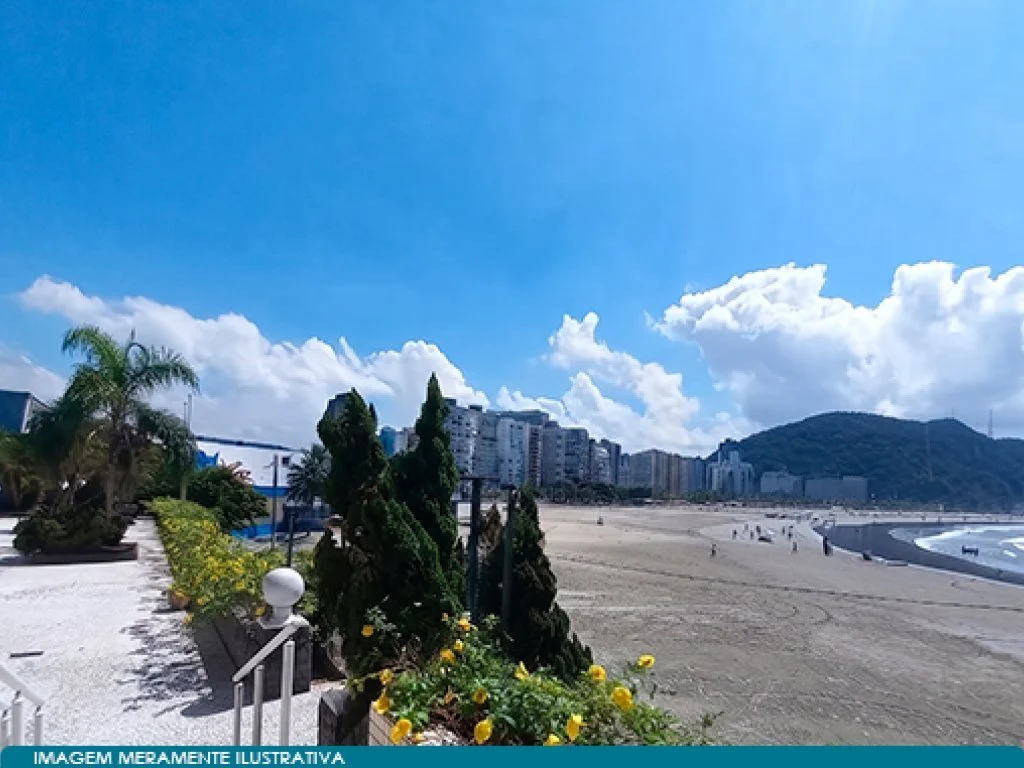 Apartamento no Litoral 216 m² (02 Vagas) - Ilha Porchat - São Vicente - SP — foto 2
