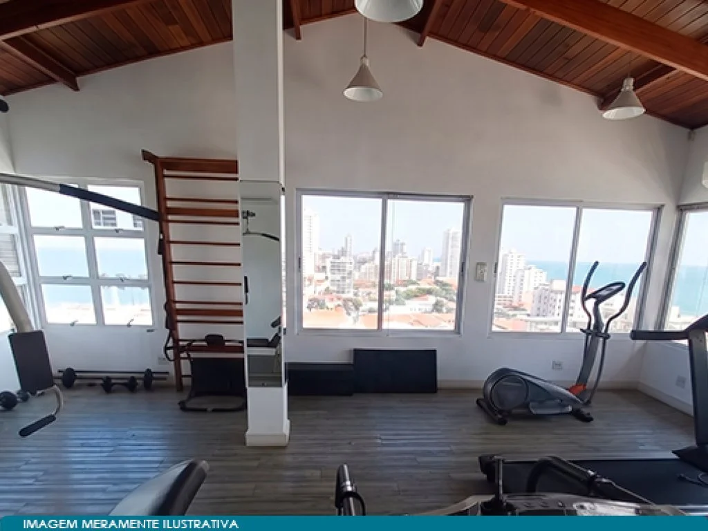 Apartamento no Litoral 216 m² (02 Vagas) - Ilha Porchat - São Vicente - SP — foto 5