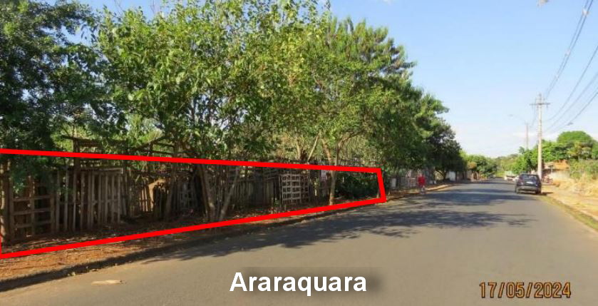 Araraquara - SP. Bairro Jd Marialice. Terreno. Áreas Totais. Terr. 557,87m²