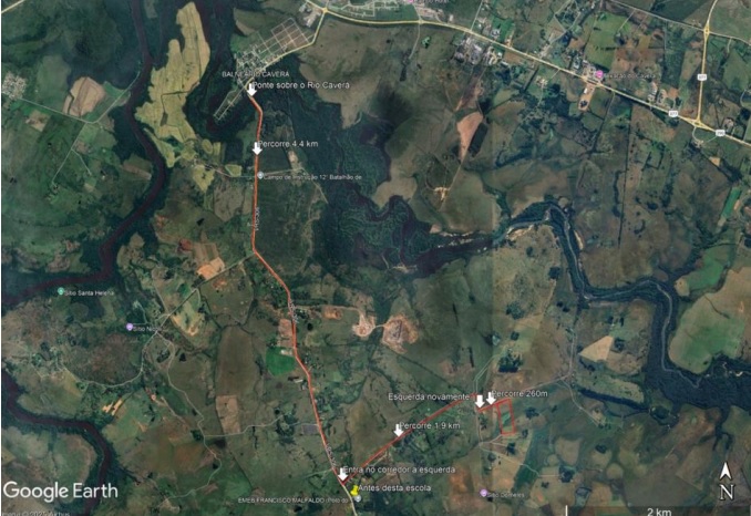 Fração De Campo Com A Área De 4,9996ha