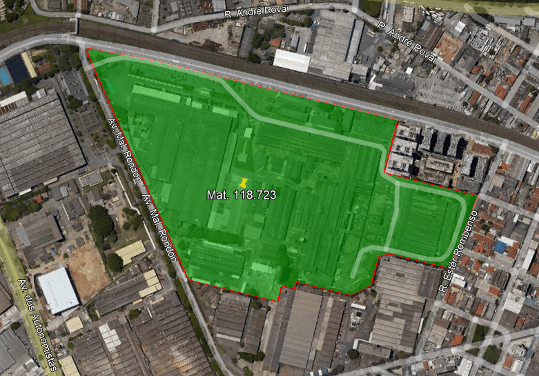 Imóvel Industrial para Incorporação, 175.586m², área edificada de 83.086m², Centro, Osasco/SP — foto 2