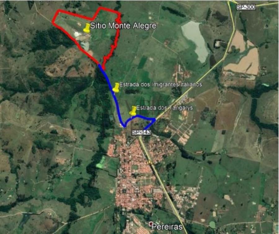 Um terreno fechado por cercas de arame com benfeitorias denominado Sitio/Haras Monte Alegre, com a área de 70,18 ha., ou vinte e nove (29) alqueires, mais ou menos, ou a área exata que se contiver, situado no Bairro dos Silvas ou Baltazar, — foto 4
