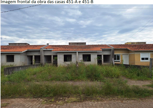 Esteio/RS - Casa De Alvenaria Em Construção - Nº 451-a - Rua Vitor Mateus Teixeira - Vila Três Marias