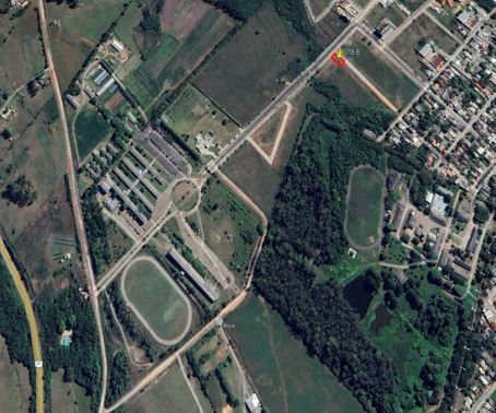 Terreno De 456,40 M², Situado Na Esquina Entre A Avenida Batista Bonoto Sobrinho E Rua Olavo Bilac, S/nº, Lote Nº 37, Bairro São Vicente, Cidade De Santiago/RS — foto 3