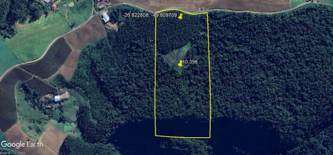 Terreno Rural 13,85 Hectares, Situado Na Localidade De Serra Das Abelhas, A 14 Km Da Sede Do Município De Vitor Meireles/SC